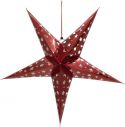 Christmas Decorations, Europalms Star Lantern, Paper, red, 40 cm