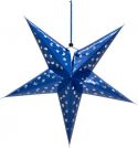 Decor & Decorations, Europalms Star Lantern, Paper, blue, 40 cm
