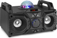 Bluetooth Højttaler KAR100, Teenage Party Højtaler med kraftig LED Lysshow, Karaoke Mikrofon / 100W