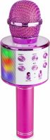 Karaoke Mikrofon til børn med indbygget lysshow, højttaler, MP3 og Bluetooth - Pink