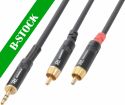 Cable 3.5 Stereo- 2xRCA Male 6.0m "B-STOCK"