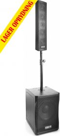 Lydanlæg VX1200, Tophøjttaler + Subwoofer med simpel mixer 1 line/ 1 mic/ EQ/ 750W