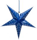 Udsmykning & Dekorationer, Europalms Star Lantern, Paper, blue, 50 cm