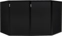 DB2B Foldable DJ Screen 120 x 70 Black (4 Panels)