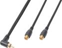 Cables & Plugs, CX143 Cable 1x RCA Male - 2x RCA Female 0,3M