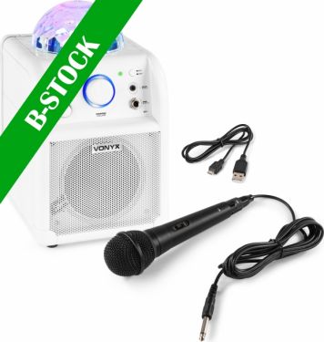 SBS50W Bluetooth Party Speaker LED Ball White "B-STOCK"