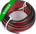 Kabler og stik, Universal Cable Red&Black 10m 2x 0.75mm "B STOCK"