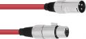 XLR - XLR, Omnitronic XLR cable 3pin 5m rd