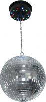 Light & effects, MBW18LED Battery Mirror Ball Motor with 18 LEDs