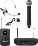 WM82C Digital UHF 2-Channel Wireless Microphone Set with handheld & bodypack