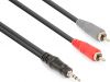 CX334-3 Cable 3.5mm Stereo- 2x RCA Male 3m