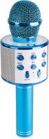 KM01 Karaoke Mic with built-in Speakers BT/MP3 Blue