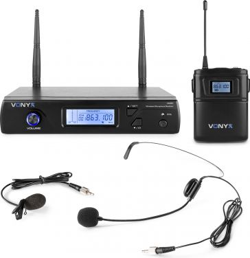 WM61B Wireless Microphone UHF 16Ch with 1 Bodypack