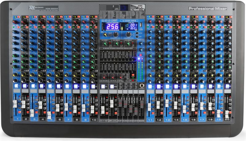 PDM-S2004 20-kanals 2-sektioners mixer