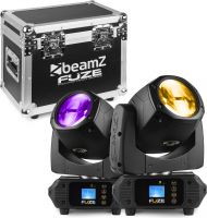 Fuze75B Beam 75W LED Moving Head Set 2 Pieces in Flightcase