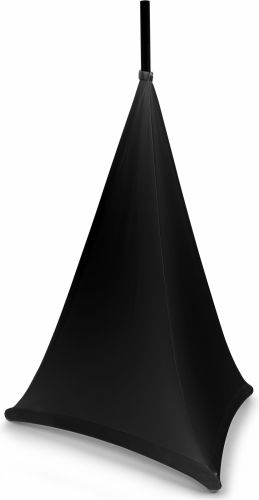 LSS07B Højttalerstanderovertræk sort 70cm