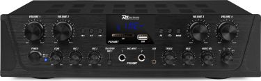 Forstærker PV240BT 4-Zone / 4 højttaler-udgange med individuel volumen / Karaoke / Bluetooth / 400W