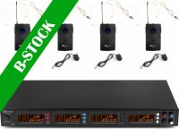 PD504B 4x 50-Channel UHF Wireless Microphone Set with 4 bodypack microphones "B-STOCK"