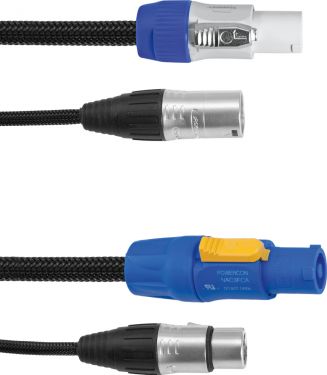 Eurolite Combi Cable DMX P-Con/3pin XLR 1,5m