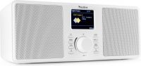 DAB Radio i flot design | God stereo lyd | Tydeligt farve-display | FM | DAB+ | Bluetooth | Hvid