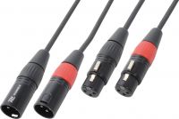 CX60-6 Cable 2xXLR Male-2xXLR Female 6.0m