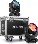 MHL1912 LED Wash Moving Head with Zoom 2pcs in Flightcase