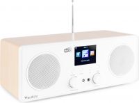 WIFI Internet Radio "Luxus model med god stereo lyd og farve-display" | DAB+ | FM | Bluetooth | Hvid