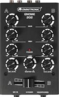 DJ Equipment, Omnitronic GNOME-202 Mini Mixer black