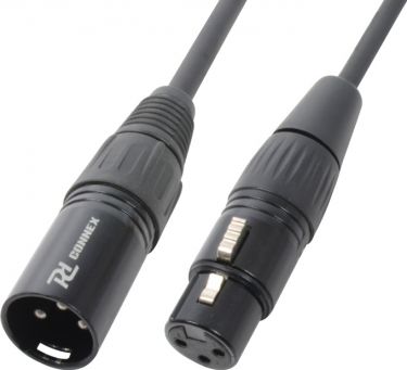 CX36-20 Cable XLR Male- XLR Female 20.0m 7mm Black