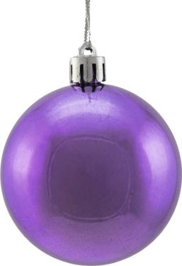 Europalms Deco Ball 6cm, purple, metallic 6x
