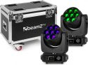 MHL740 LED Wash Moving Head with Zoom 2pcs in Flightcase