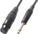 Cables & Plugs, CX40-3 Cable XLR female/6.3 mono 3m Black
