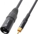 Cables & Plugs, CX52-3 Cable XLR Male -RCA Male 3.0m