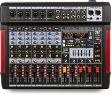 PDM-T804 Stage Mixer 8-kanals DSP/MP3