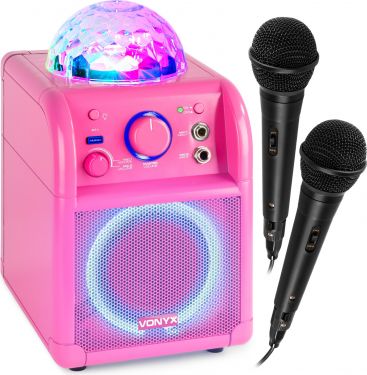 SBS55P BT Karaoke Højttaler LED Bold Pink