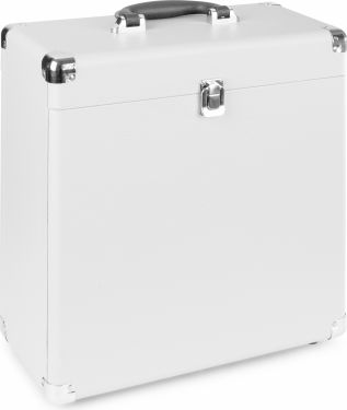 LP kuffert med plads til 30-35 LP'er / Knækket hvid