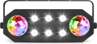 Lyseffekt StrobeMoon 2-i-1 Party Effekt / Med indbygget musikstyring og brugervenlig, Plug'n'Play!
