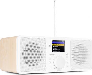 WIFI Internet+DAB+FM Radio 'Luxus model' Stereo Højtalere / Bluetooth / Tydeligt farvedisplay / Hvid