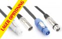 DMX Leads, CX06-10 Light Combi Cable Powerconnector B - XLR M / Powerconnector A - XLR F 10m