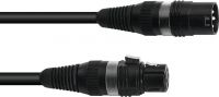 SOMMER CABLE DMX cable XLR 3pin 1m bk Hicon