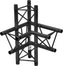 Alutruss DECOLOCK DQ3-SPAC44 4-way Corner left bk Alutruss DECOLOCK DQ3-SPAC44 4-way Corner left bk