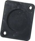 Eurolite Universal XLR Blanking Plate, black plast