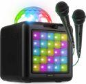 KAR15B Karaoke Speaker with 2 microphones Black KAR15B Karaoke Speaker with 2 microphones Black