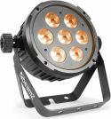 Lys & Effekter, BT280 LED Flat Par 7x10W 6-i-1 RGBAW-UV