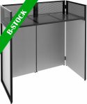 DB4 Pro Foldable DJ Booth System with 4 screens "B-STOCK" DB4 Pro Foldable DJ Booth System with 4 screens "B-STOCK"