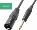 CX38-8 Kabel XLR hann-6.3 mono 8.0m