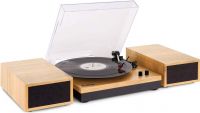 RP165L Record Player Set Light Wood