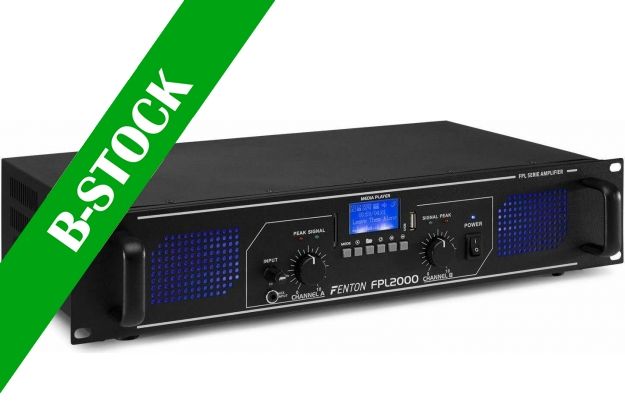 FPL2000 Digital Amplifier Blue LED + EQ "B-STOCK"