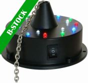 Batt. Mirrorball Motor with 18 LED "B-STOCK"