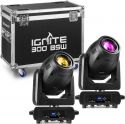 IGNITE300 LED BSW Moving Head 2pcs in Flightcase IGNITE300 LED BSW Moving Head 2pcs in Flightcase